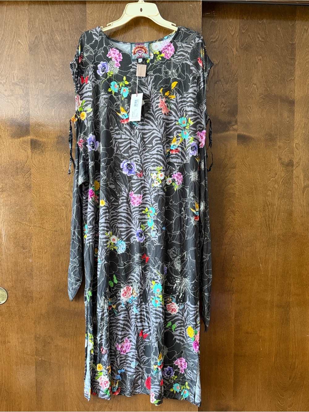 Johnny Was zippy tie front knit dress - Picture 4 of 8